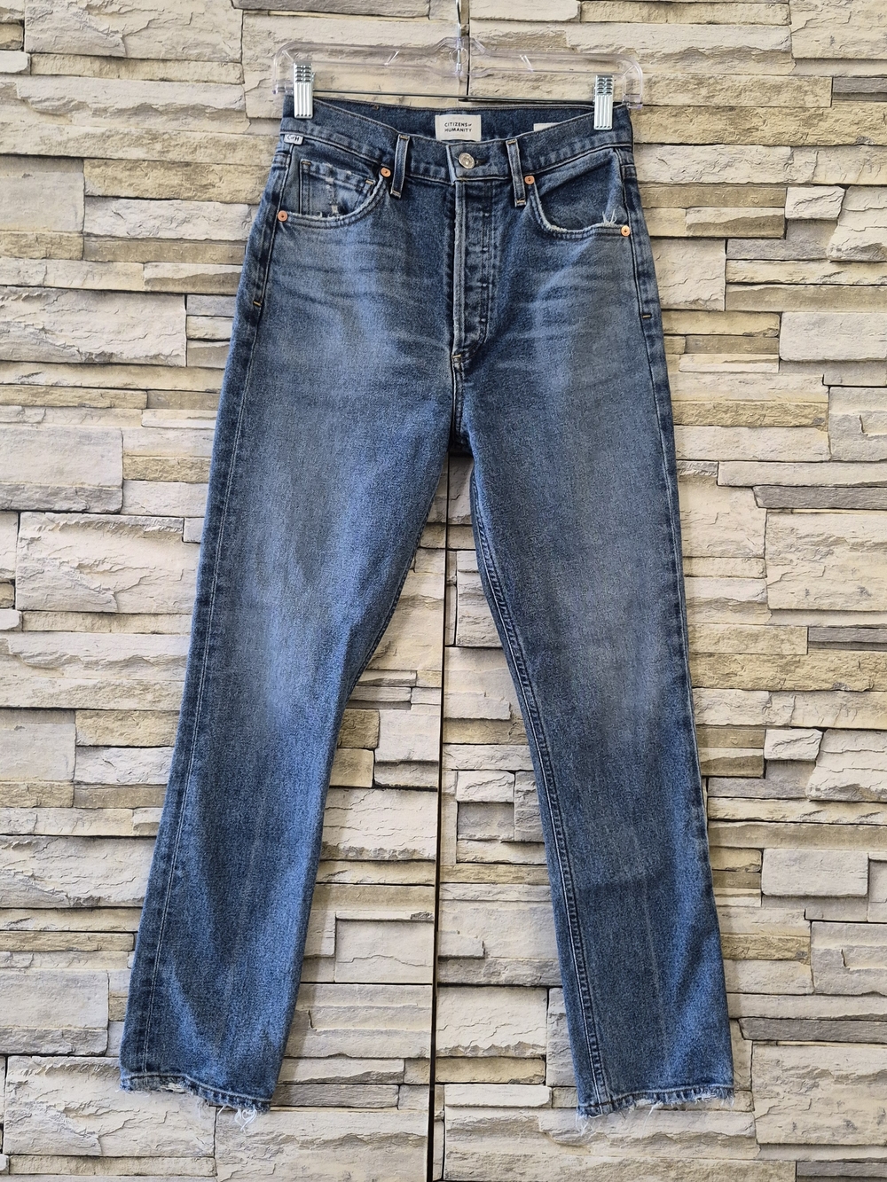 ​Citizens of Humanity Jolene Jeans Women's 25 Blue Straight Leg Premium Vintage